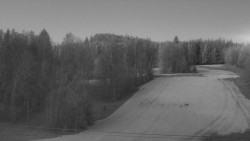 Dojezd hlavní sjezdovky