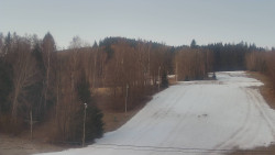 Dojezd hlavní sjezdovky