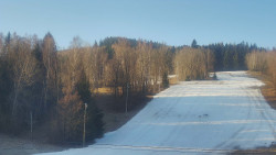 Dojezd hlavní sjezdovky