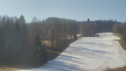 Dojezd hlavní sjezdovky