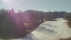 Dojezd hlavní sjezdovky