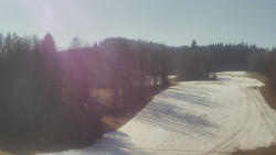 Dojezd hlavní sjezdovky