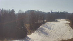 Dojezd hlavní sjezdovky