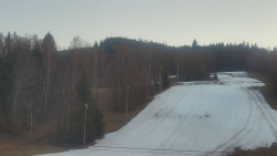 Dojezd hlavní sjezdovky