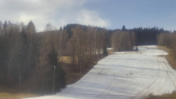 Dojezd hlavní sjezdovky