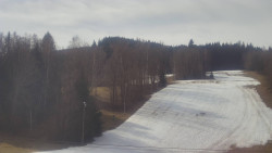 Dojezd hlavní sjezdovky