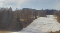 Dojezd hlavní sjezdovky