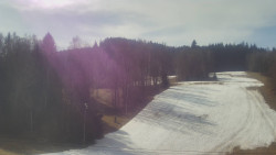 Dojezd hlavní sjezdovky