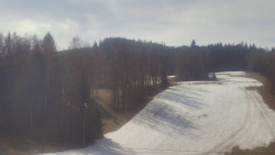 Dojezd hlavní sjezdovky