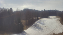 Dojezd hlavní sjezdovky