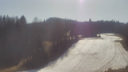 Dojezd hlavní sjezdovky