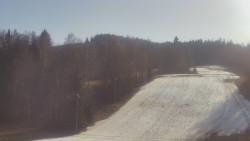 Dojezd hlavní sjezdovky