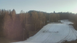 Dojezd hlavní sjezdovky