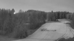 Dojezd hlavní sjezdovky