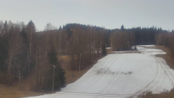 Dojezd hlavní sjezdovky