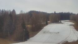 Dojezd hlavní sjezdovky