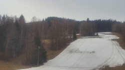 Dojezd hlavní sjezdovky