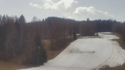 Dojezd hlavní sjezdovky