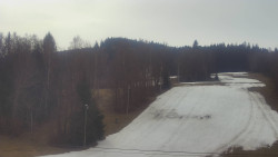 Dojezd hlavní sjezdovky