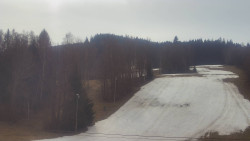 Dojezd hlavní sjezdovky