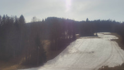 Dojezd hlavní sjezdovky