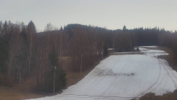 Dojezd hlavní sjezdovky