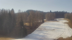 Dojezd hlavní sjezdovky