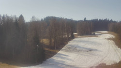 Dojezd hlavní sjezdovky