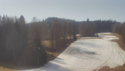 Dojezd hlavní sjezdovky