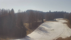 Dojezd hlavní sjezdovky