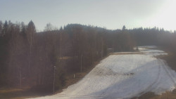 Dojezd hlavní sjezdovky