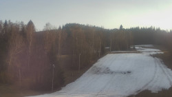 Dojezd hlavní sjezdovky