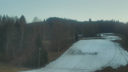 Dojezd hlavní sjezdovky