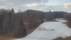 Dojezd hlavní sjezdovky