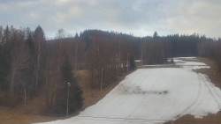 Dojezd hlavní sjezdovky