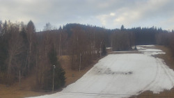 Dojezd hlavní sjezdovky