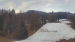 Dojezd hlavní sjezdovky