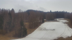 Dojezd hlavní sjezdovky