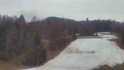 Dojezd hlavní sjezdovky