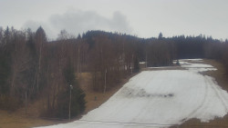 Dojezd hlavní sjezdovky