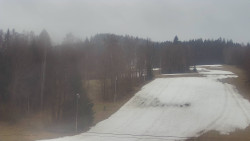 Dojezd hlavní sjezdovky