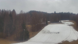 Dojezd hlavní sjezdovky