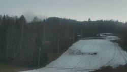 Dojezd hlavní sjezdovky