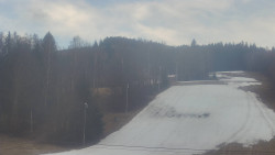 Dojezd hlavní sjezdovky