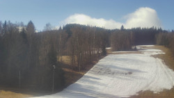 Dojezd hlavní sjezdovky