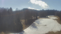 Dojezd hlavní sjezdovky