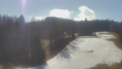 Dojezd hlavní sjezdovky