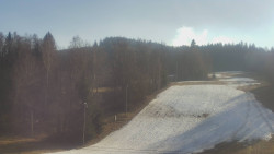 Dojezd hlavní sjezdovky