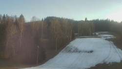 Dojezd hlavní sjezdovky