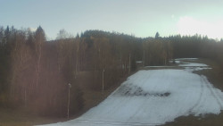 Dojezd hlavní sjezdovky